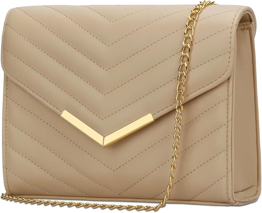 KKXIU Women Formal Vegan Leather Evening Envelope Clutch Purses and Handbags for Party Wedding Pr... | Amazon (US)