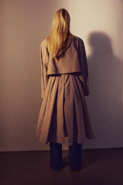 Wrap Trench Coat - Dark beige - Ladies | H&M US | H&M (US + CA)