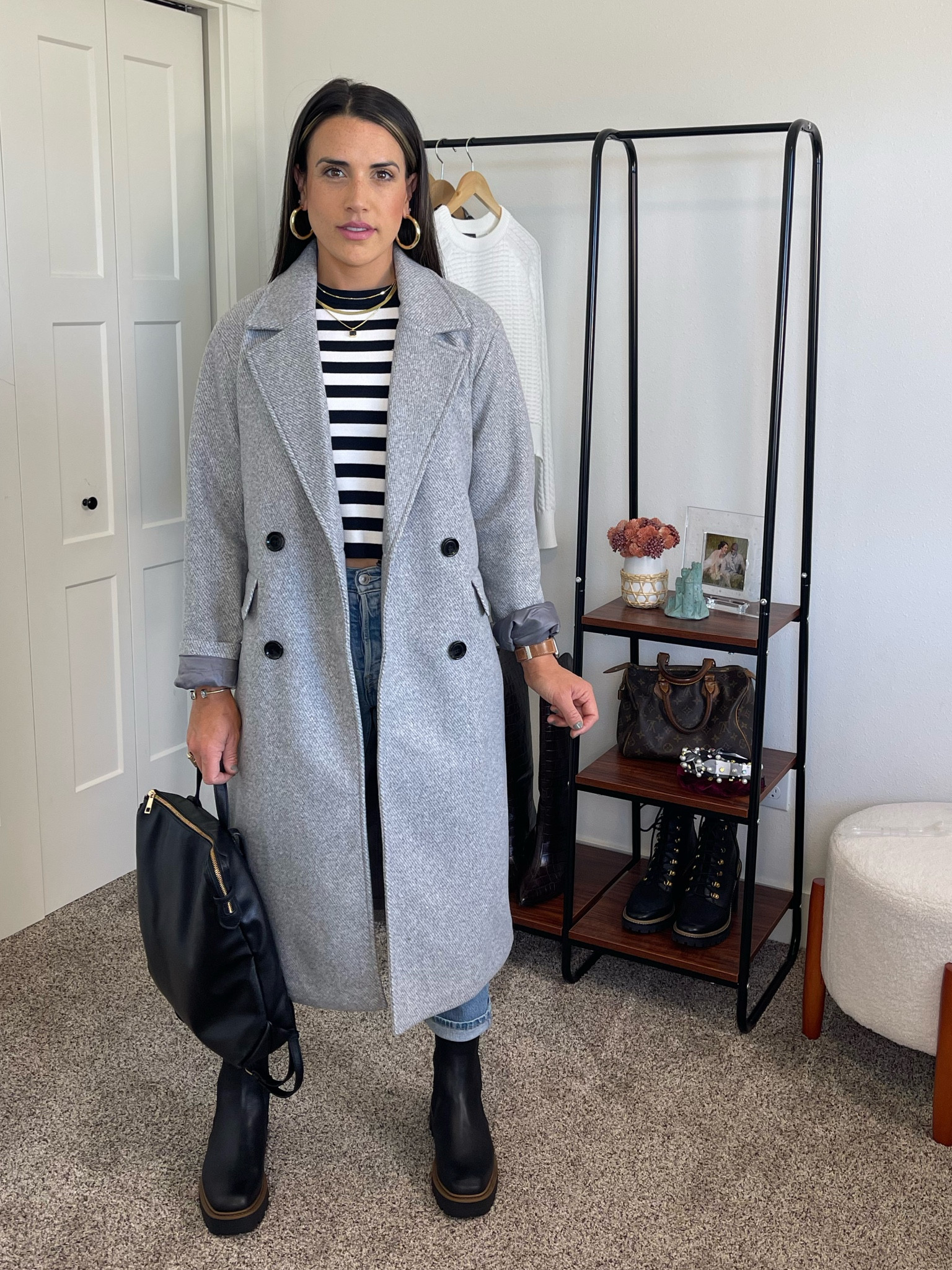 
Chelsea boots | waterproof boots | fall style | black and white striped top | Levi jeans | Levi’s | how to style Chelsea boots | Sam Edelman | fashion ideas | fall and winter outfit 

Coat fits tts. Roomy. Size down for a more fitted feel. Go tts if you want room for layers 
Jeans fits tts. Size up if between sizes. 
Boots. Sized up.5 

#LTKshoecrush #LTKSeasonal #LTKBacktoSchool