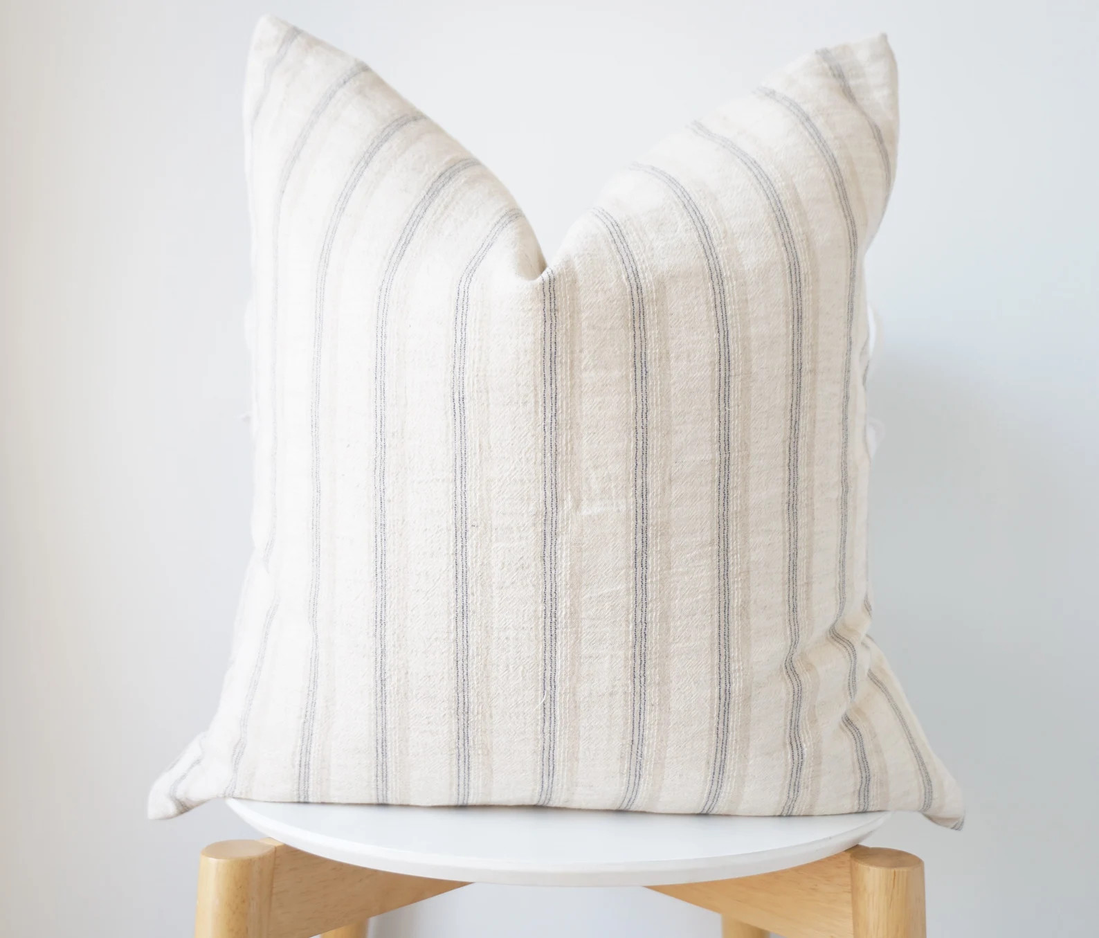 Cream Beige Striped Pillow Cover | Etsy (US)