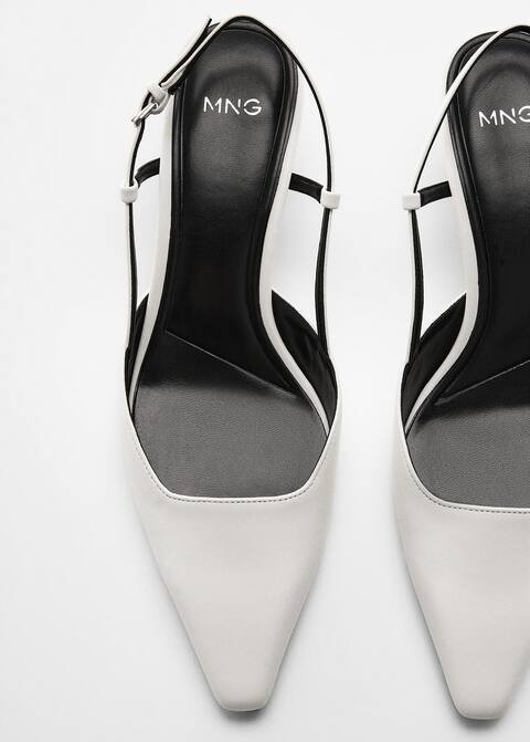 Sling back heel shoes -  Women | Mango USA | MANGO (US)