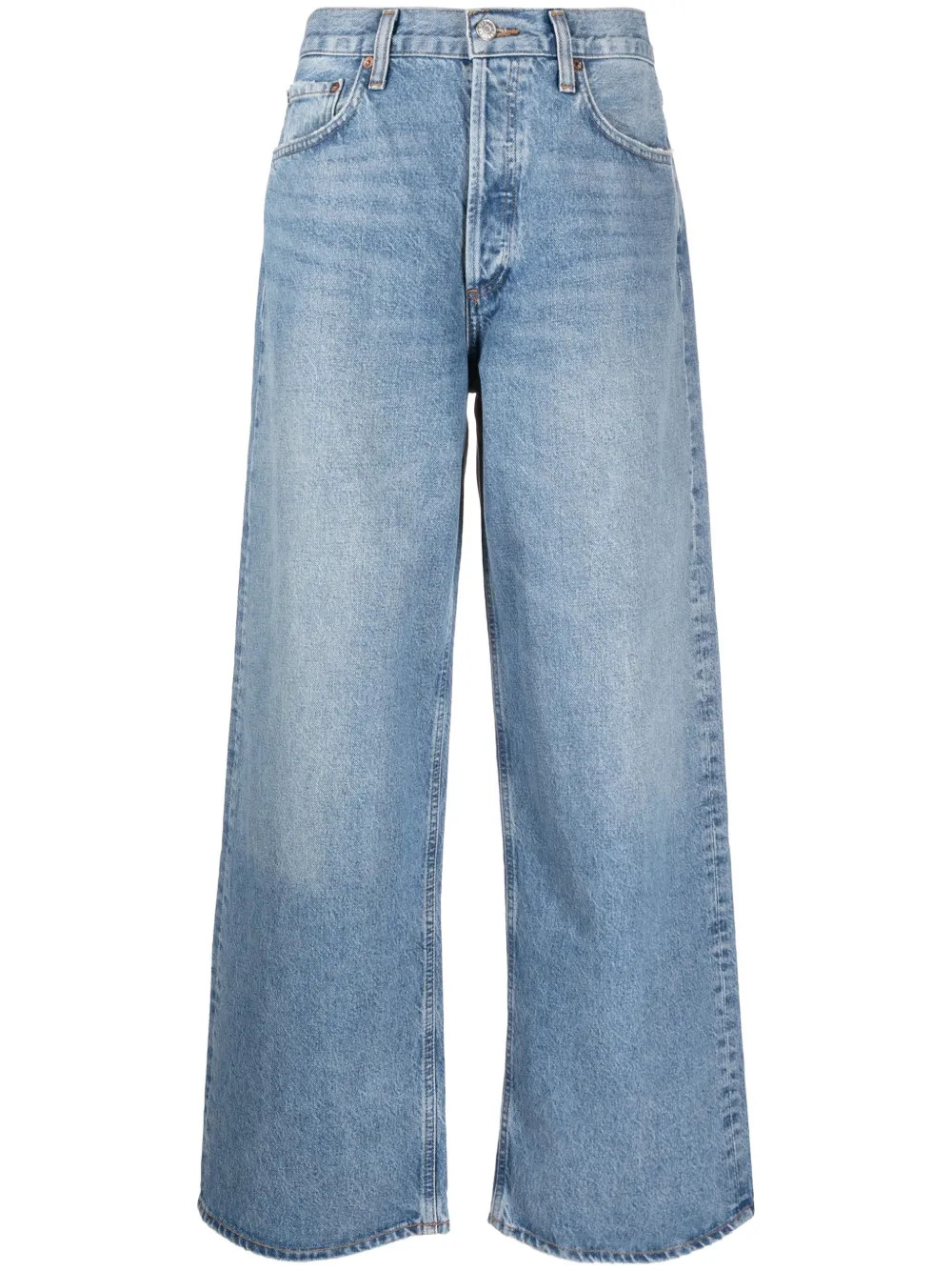 high-rise straight-leg jeans | Farfetch Global
