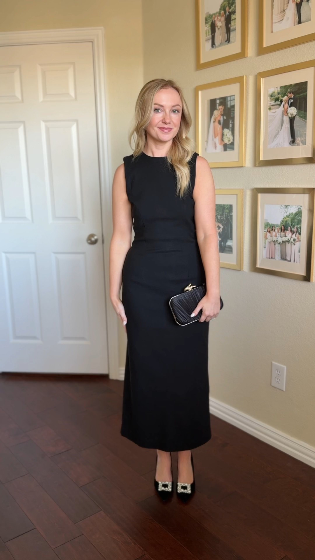 This dress is so elegant and perfect for a winter wedding! I adore the open back and added bow 🖤 wearing an XS 

#LTKWedding #LTKSeasonal #LTKPetite