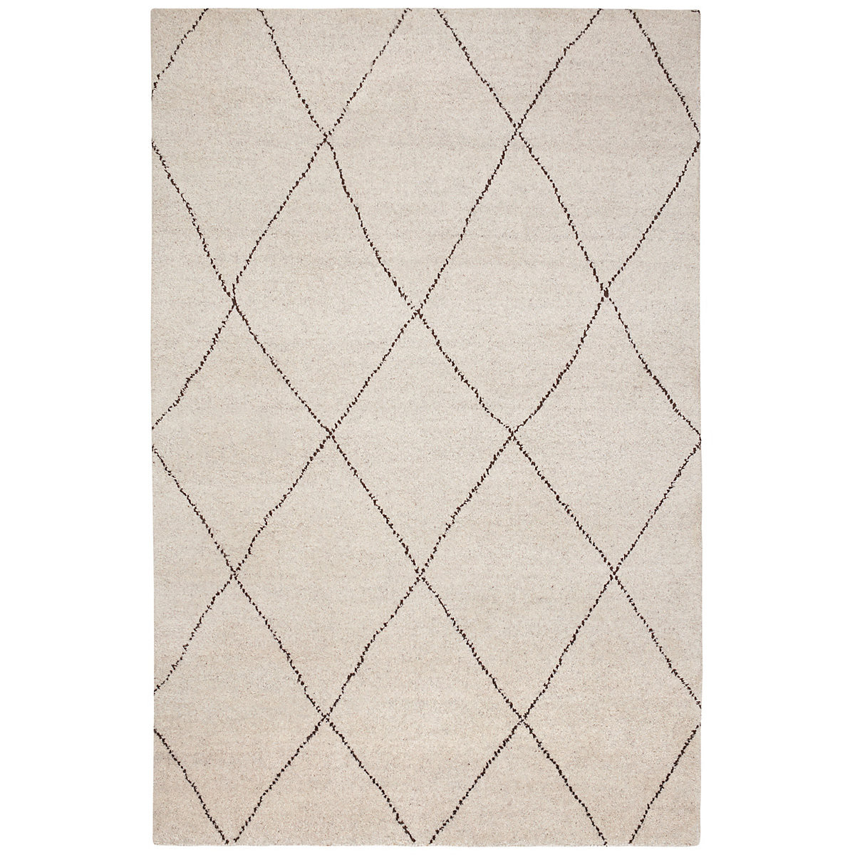 Numa Charcoal Hand Knotted Rug | Dash &amp; Albert | Annie Selke