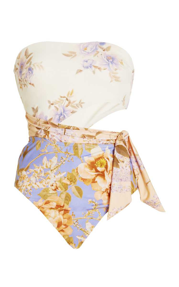Rosa Cutout Floral-Print Swimsuit | Moda Operandi (Global)
