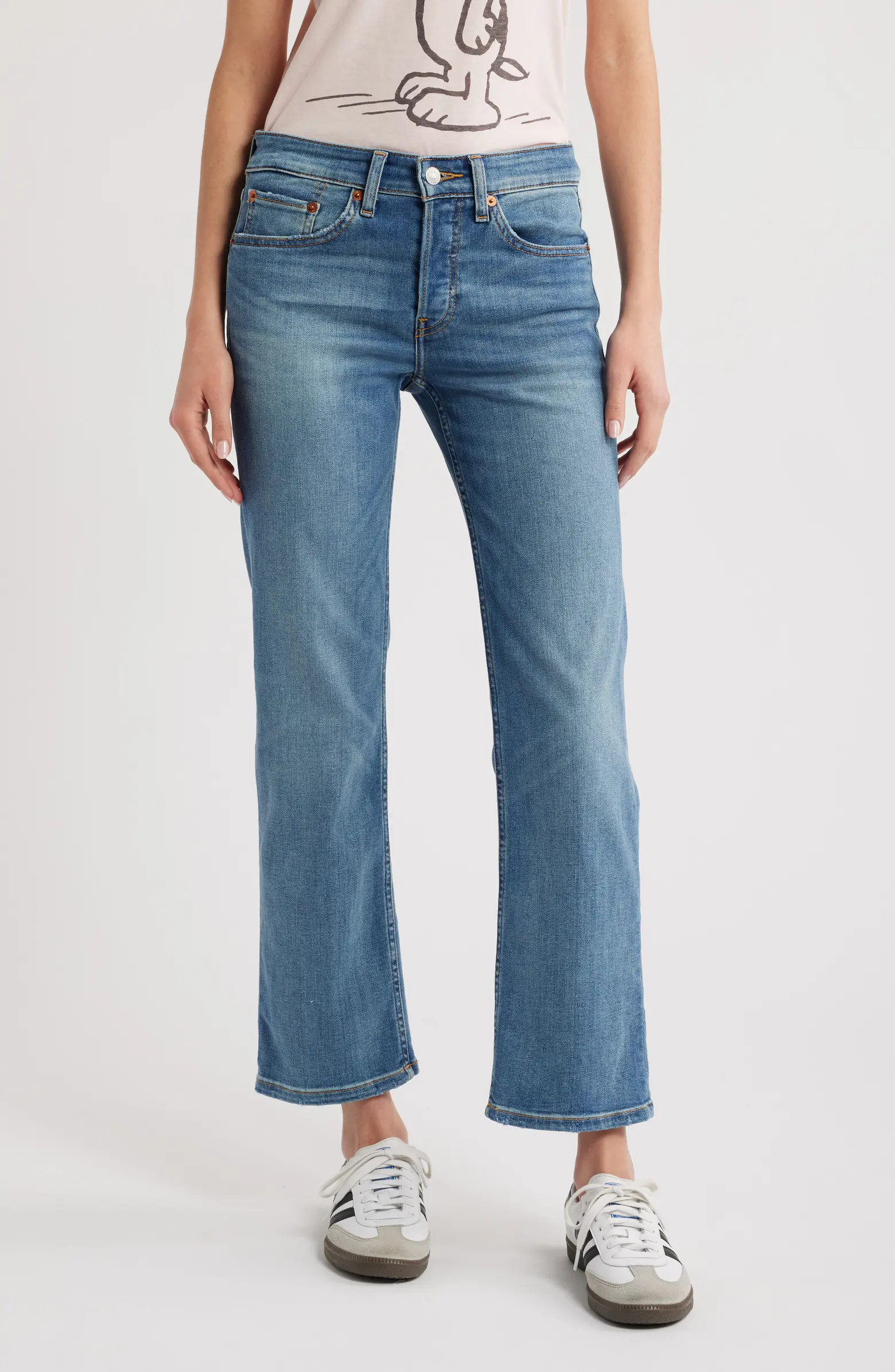 Slim Straight Crop Jeans | Nordstrom