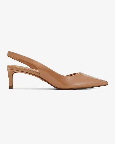 Slingback Kitten Heel Pumps | Express