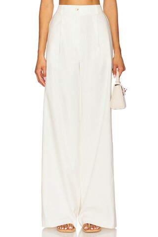 Lovers and Friends Jackie Pant in White Linen from Revolve.com | Revolve Clothing (Global)