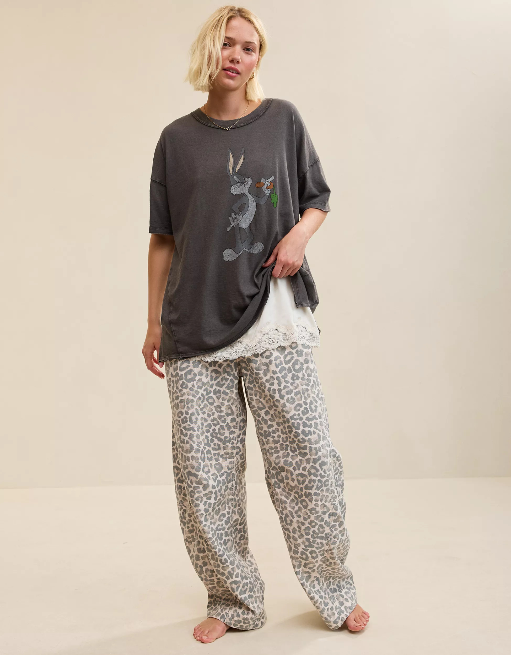 Aerie Oversized Crew Boyfriend T-Shirt | Aerie