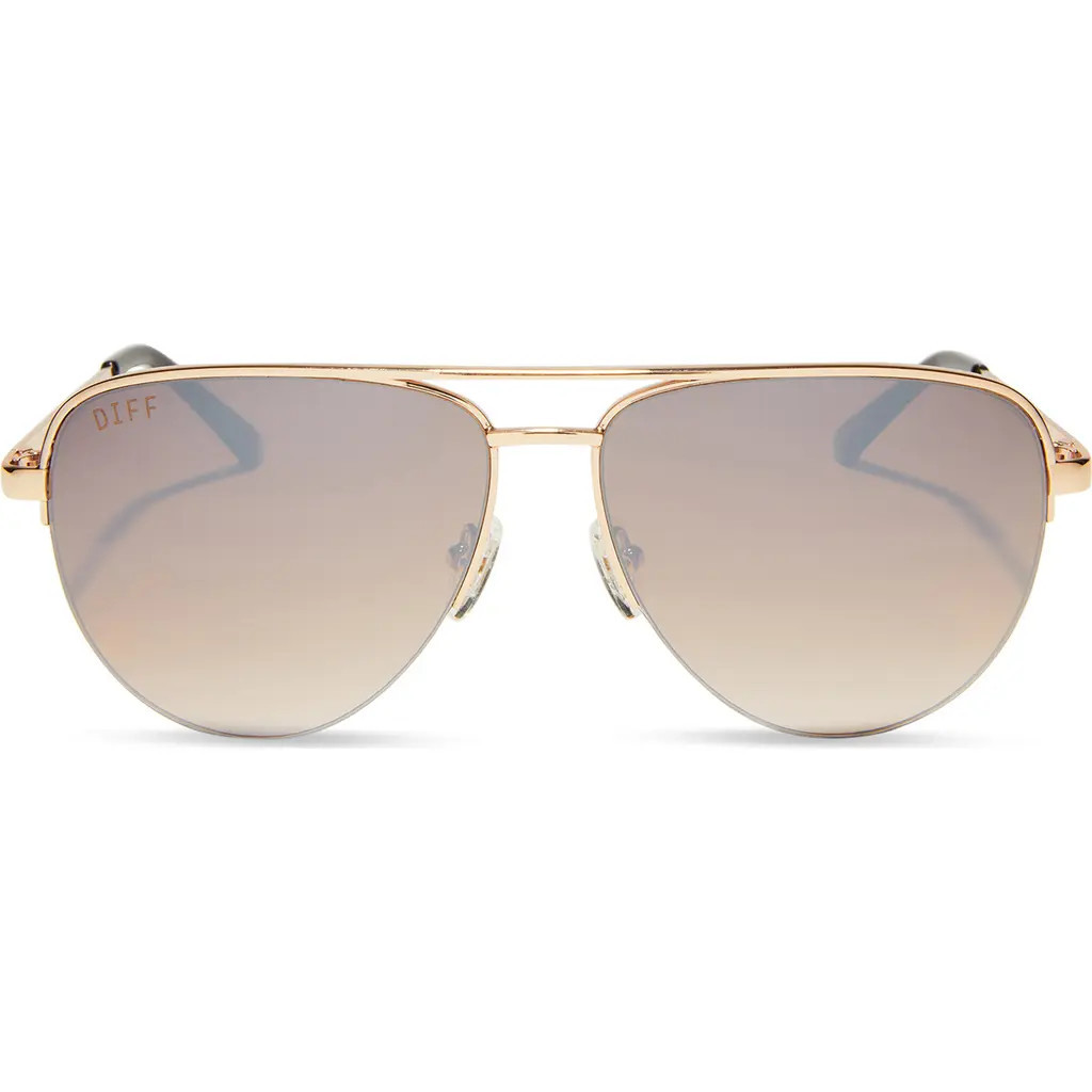 DIFF 59mm August Aviator Sunglasses in Gold at Nordstrom Rack | Nordstrom Rack