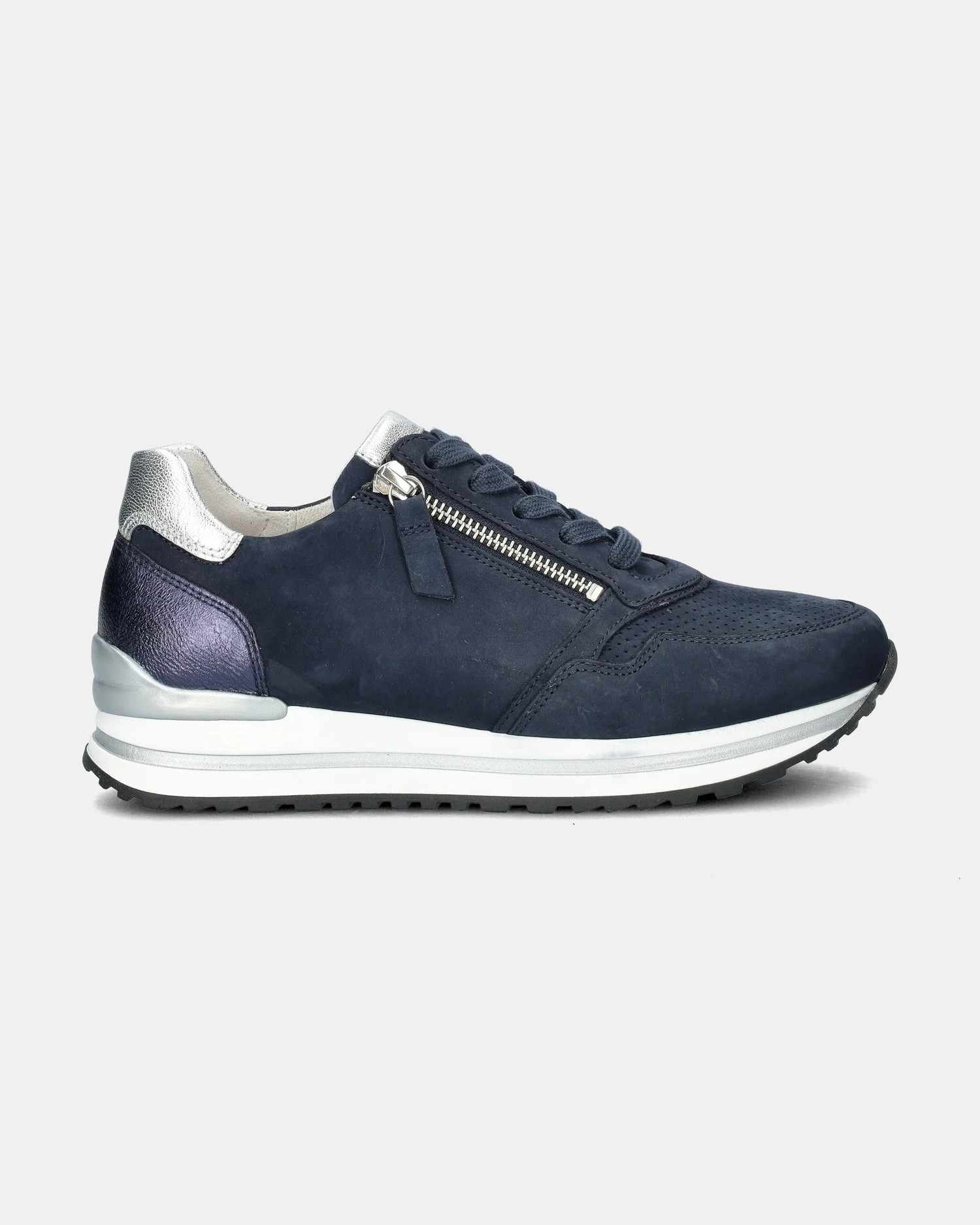 Gabor Comfort Optifit - Lage sneakers voor vrouwen - Blauw | Nelson Schoenen NL