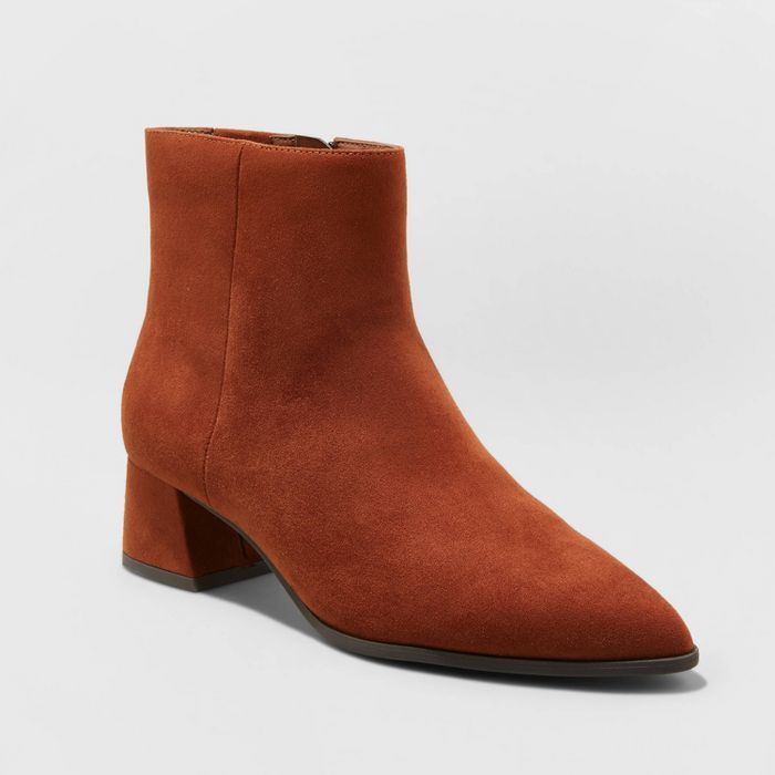 Women's Delilah Heeled Ankle Boots - A New Day™ | Target