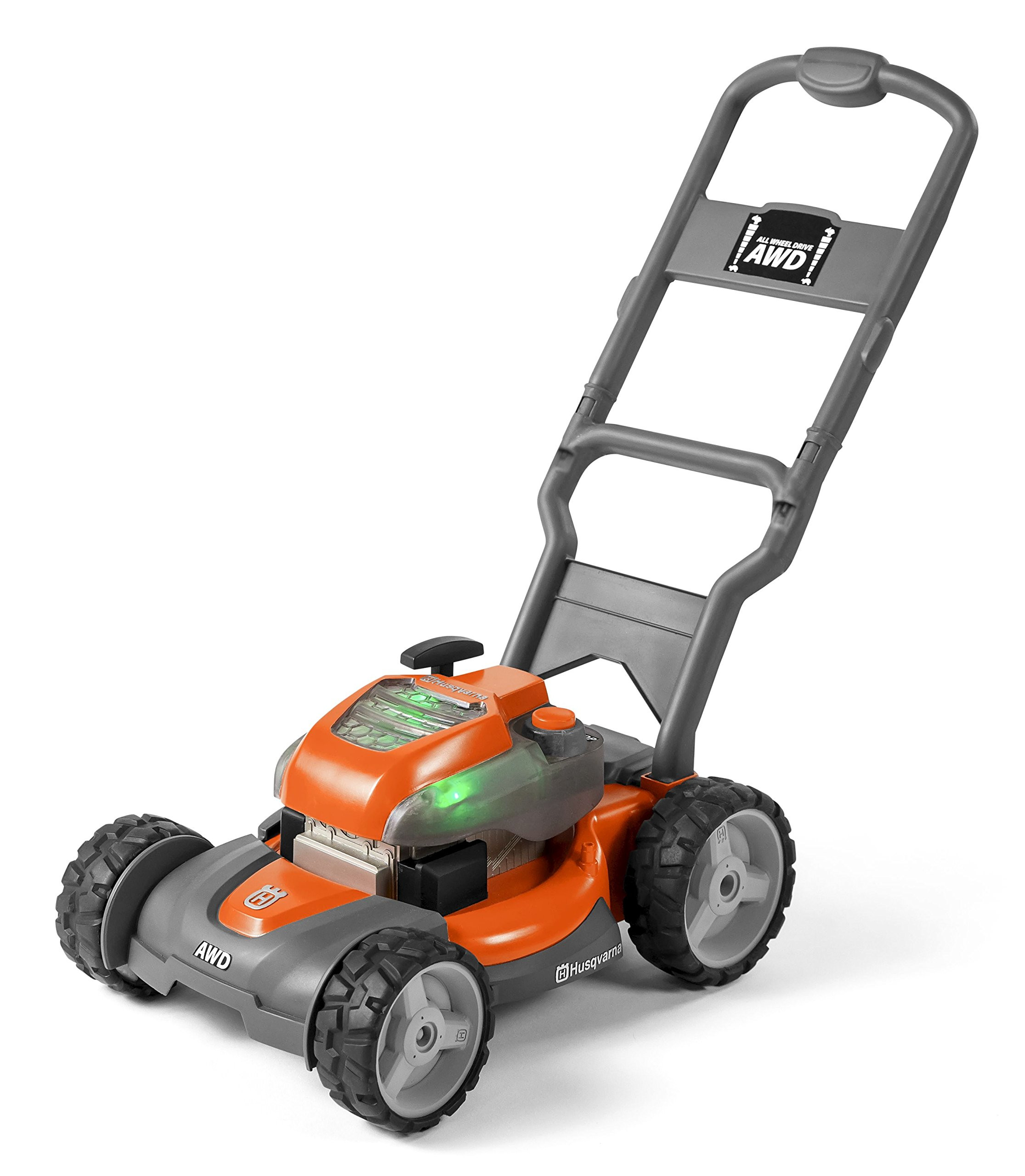 Husqvarna Toy Lawn Mower with Realistic Sounds and Light-Up Engine, Toddler Lawn Mower Toy for Ag... | Amazon (US)