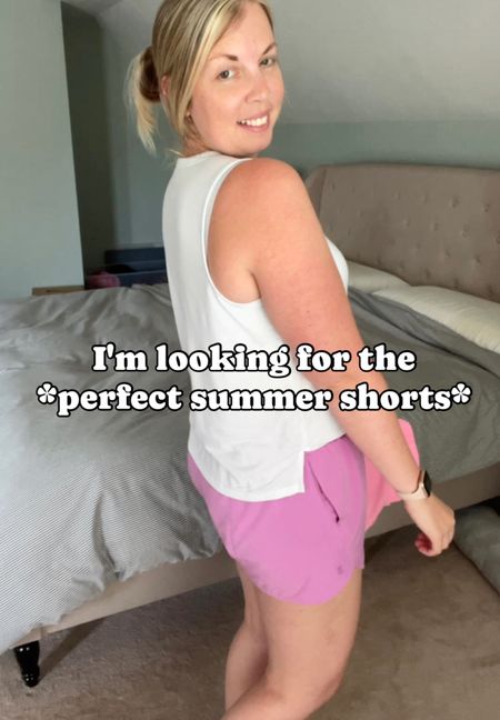 POV you found the perfect summer shorts and are sharing them with the world! On sale right now for $14 too! 
I am in a size medium and they fit perfectly! 

#LTKActive #LTKSaleAlert #LTKMidsize