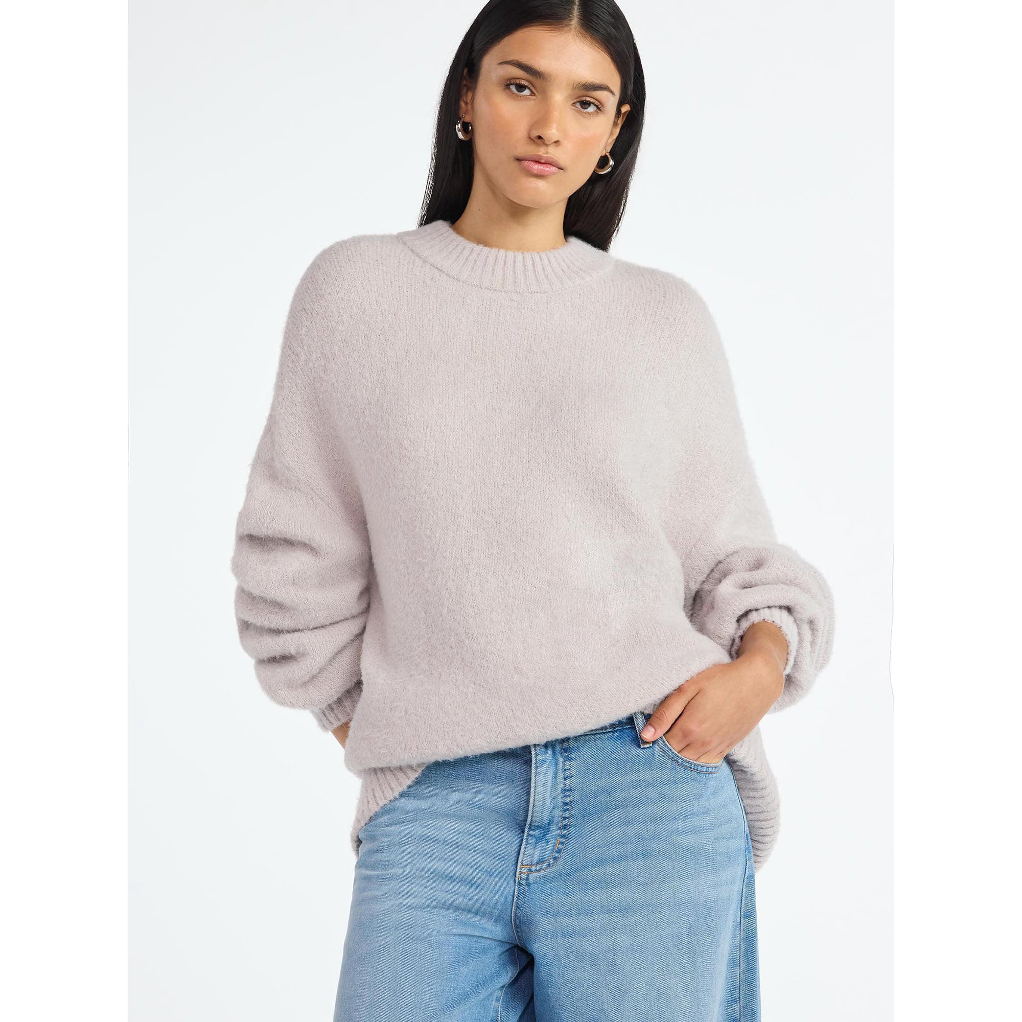 Scoop Women's Tunic Sweater with Long Sleeves, Midweight, Sizes XS-XXL | Walmart (US)