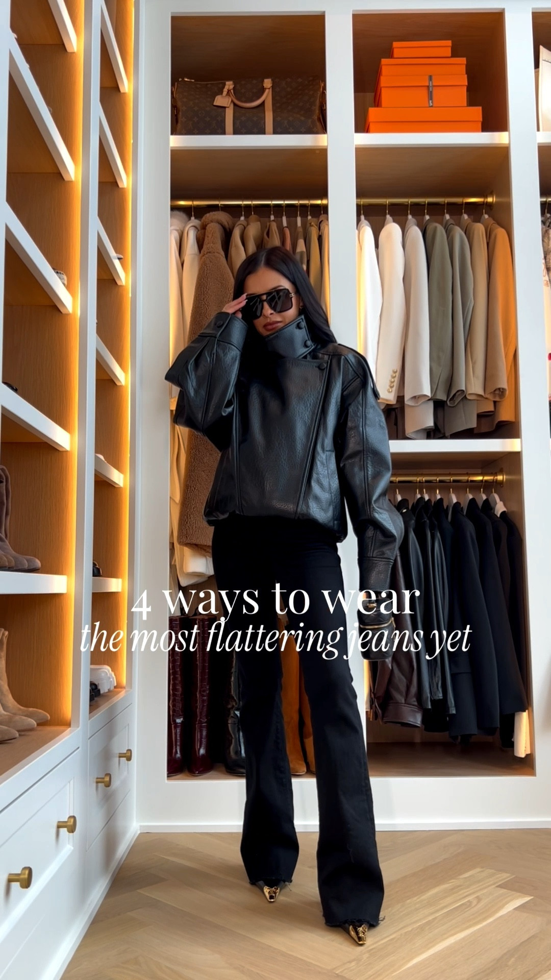 Four ways to wear the most flattering jeans yet - ￼ hurry these keep selling out!
Veronica Beard Beverly jeans wearing a size 24 - run true to size (I cut mine for petite length)
Viral Zara jacket wearing a size XS




#LTKPetite #LTKOver40 #LTKootd