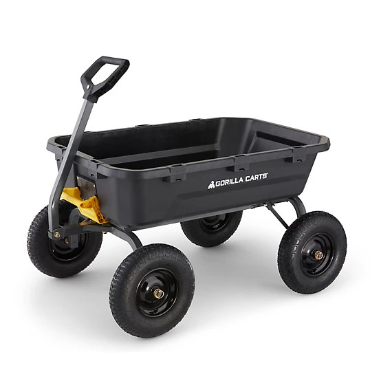Gorilla Carts 12 cu. ft. 1,600 lb. Capacity Poly Dump Cart | Tractor Supply
