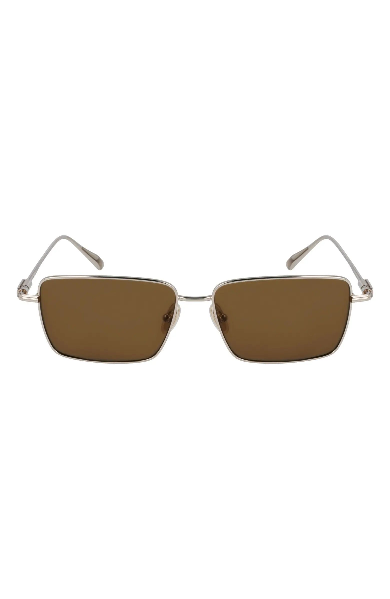Gancini Evolution 57mm Rectangular Sunglasses | Nordstrom