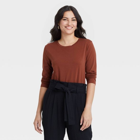 Women's Long Sleeve T-Shirt - A New Day™ | Target