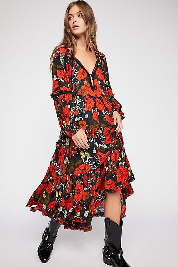 In The Moment Printed Dress | Free People (Global - UK&FR Excluded)