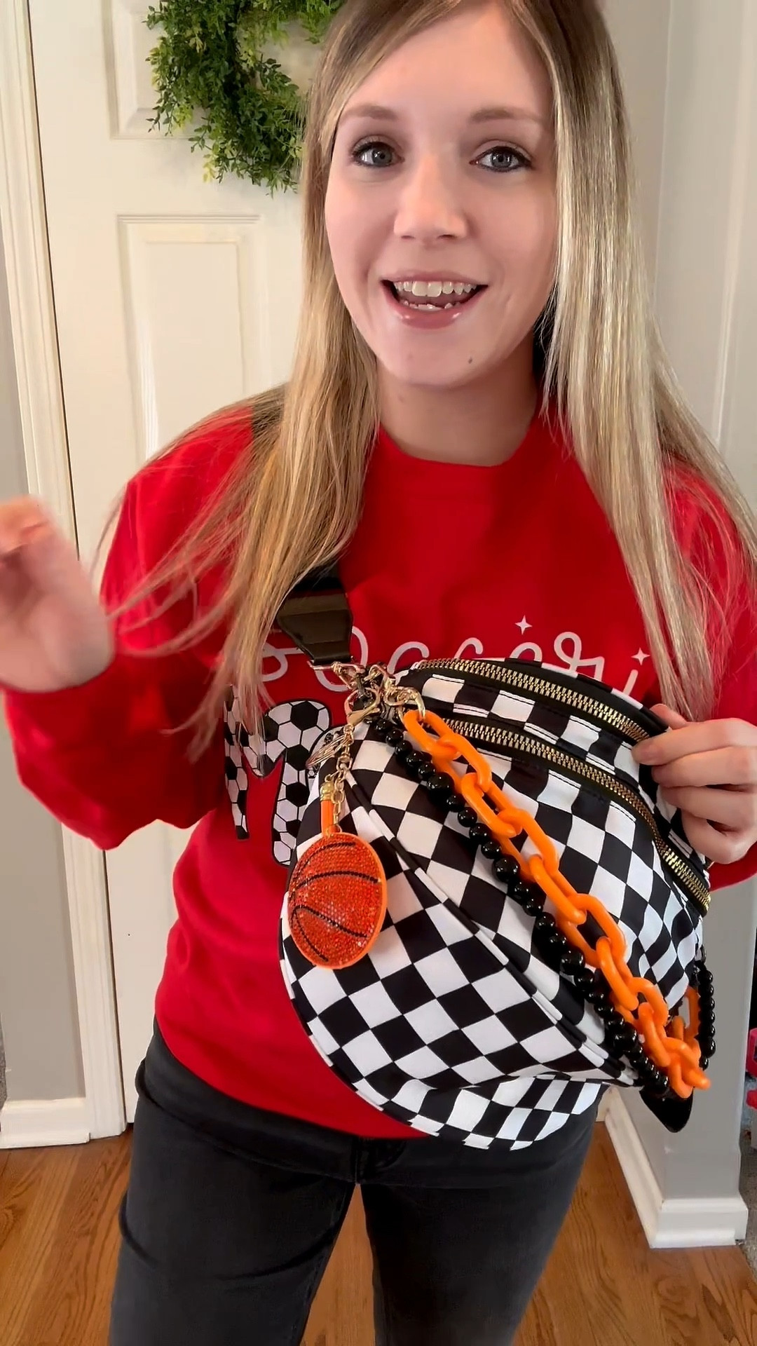 This checkered bumbag is so good! I can fit my 40oz Hydrojug in it there’s so much space!
There’s a zipper pocket on the front and back, and a secure pocket on the inside! 
Lots of different color options available 
The strap is adjustable and removable 
Perfect substitute for a diaper bag

Chains and charms can be found on my TT @wildboy_mamax2

#bag #giftforher #purse #checkered #fallfashion #springstyle #bumbag #handbag #sports #winterfashion

#LTKgrwm #LTKmomlife #LTKSeasonal