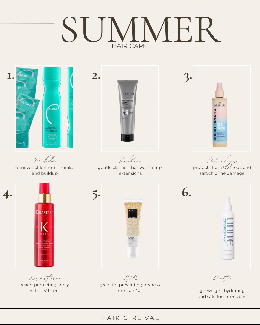 Beach days are better when your hair’s protected.
I’ve been loving the Kérastase Soleil Huile Sirène for that lightweight, UV-shielded shine without the heavy buildup. It’s perfect for keeping your hair soft, glossy, and safe from sun + saltwater — just keep it away from your extension bonds!

Find this must-have summer hair protectant + more of my warm-weather hair faves now on my LTK.

#LTKHair #LTKSummerBeauty #HairGirlVal #KerastaseSoleil #SummerHairCare #ExtensionSafe #BlondeHairTips #BeachHairEssentials #SunSafeHair #LTKFinds


#LTKSwim #LTKBeauty #LTKTravel