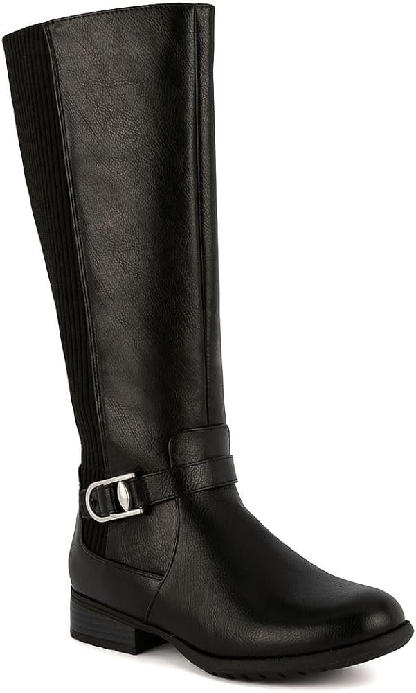LONDON FOG Womens Felicia Stretch Riding Boot,Womens Knee High Boot | Amazon (US)