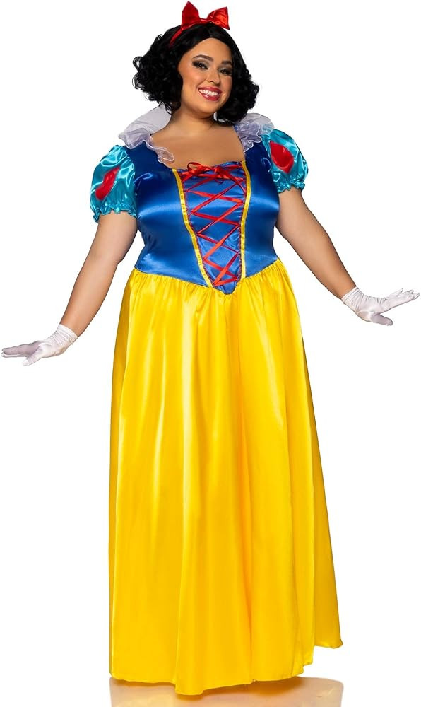 Leg Avenue Womens Classic Snow White Set Family Friend Full Length Princess Dress | Amazon (US)
