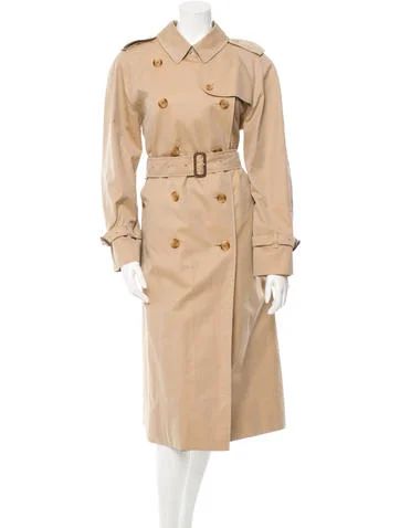 Burberry Double-Breasted Trench Coat | The Real Real, Inc.