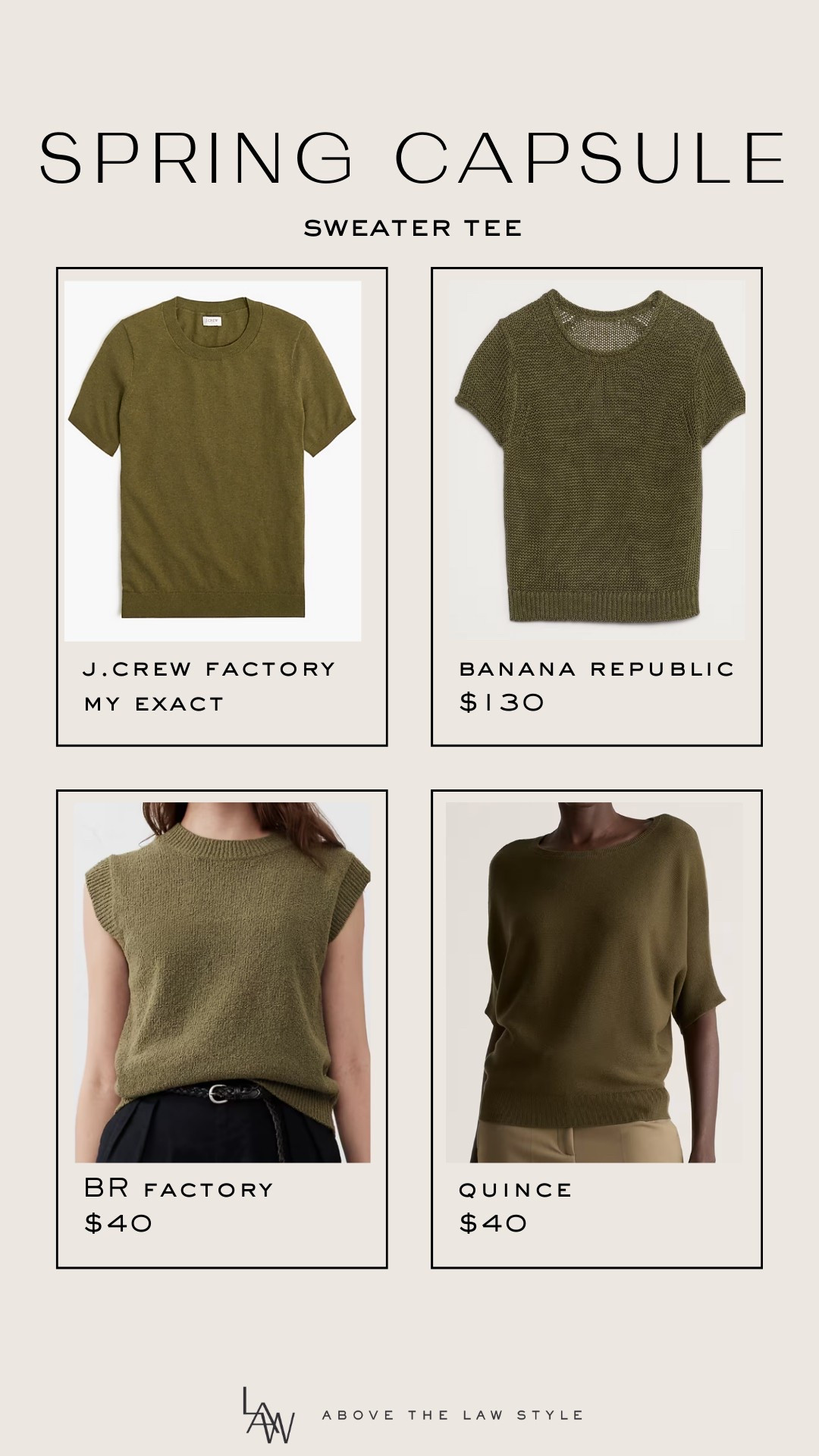 Spring Capsule: Sweater Tee

#LTKFindsUnder100 #LTKStyleTip #LTKFindsUnder50