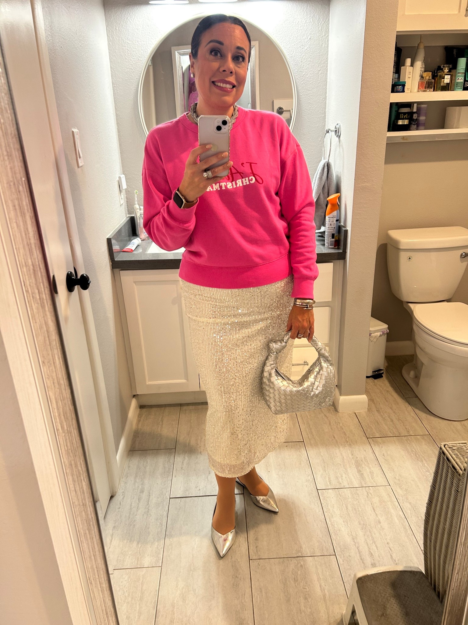 First Christmas Party of the year! It was fun! Linked similar options. 🎄

#LTKMidsize #LTKOver40 #LTKHoliday