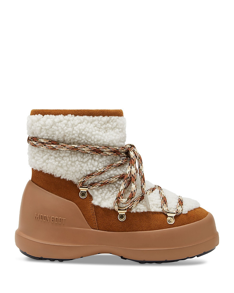 Moon Boot Women's Mb Luna Shearling Boots | Bloomingdale's (US)