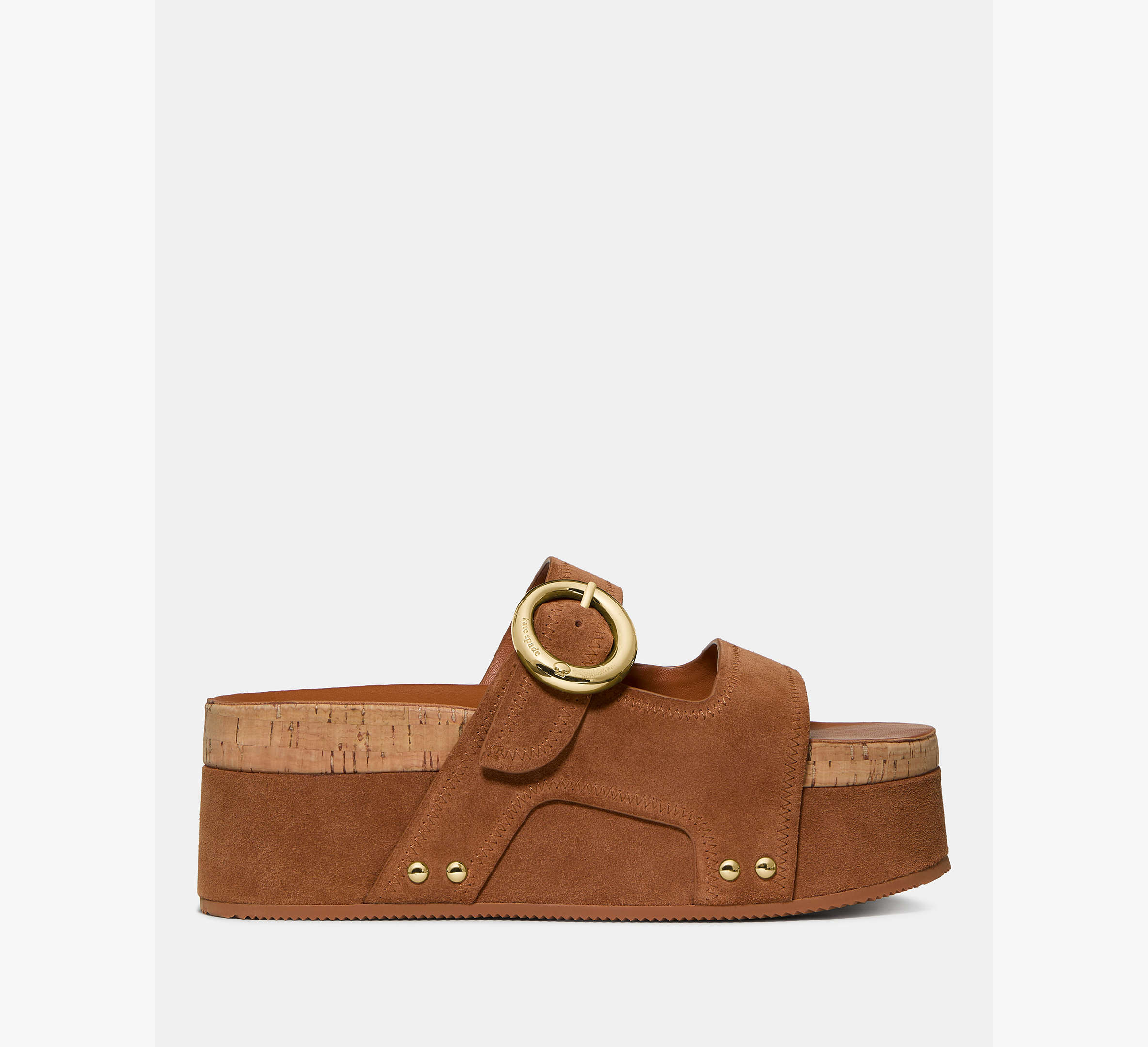 Kate Spade Halo Platform Footbed Sandal, Saddle - 7.5 | Kate Spade (US)