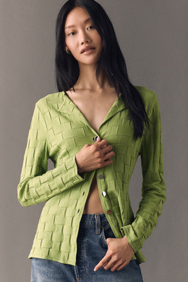 ALIGNE Olsen Woven Knit Top | Anthropologie (US)