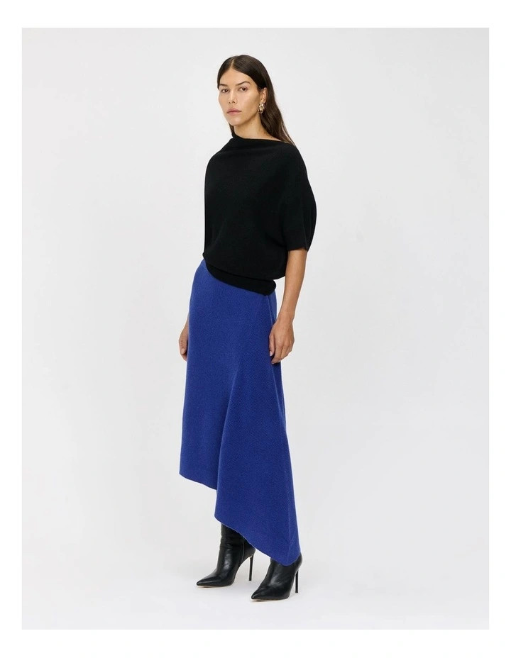 Veronika MaineAsymmetric Knit Skirt in Blue | Myer