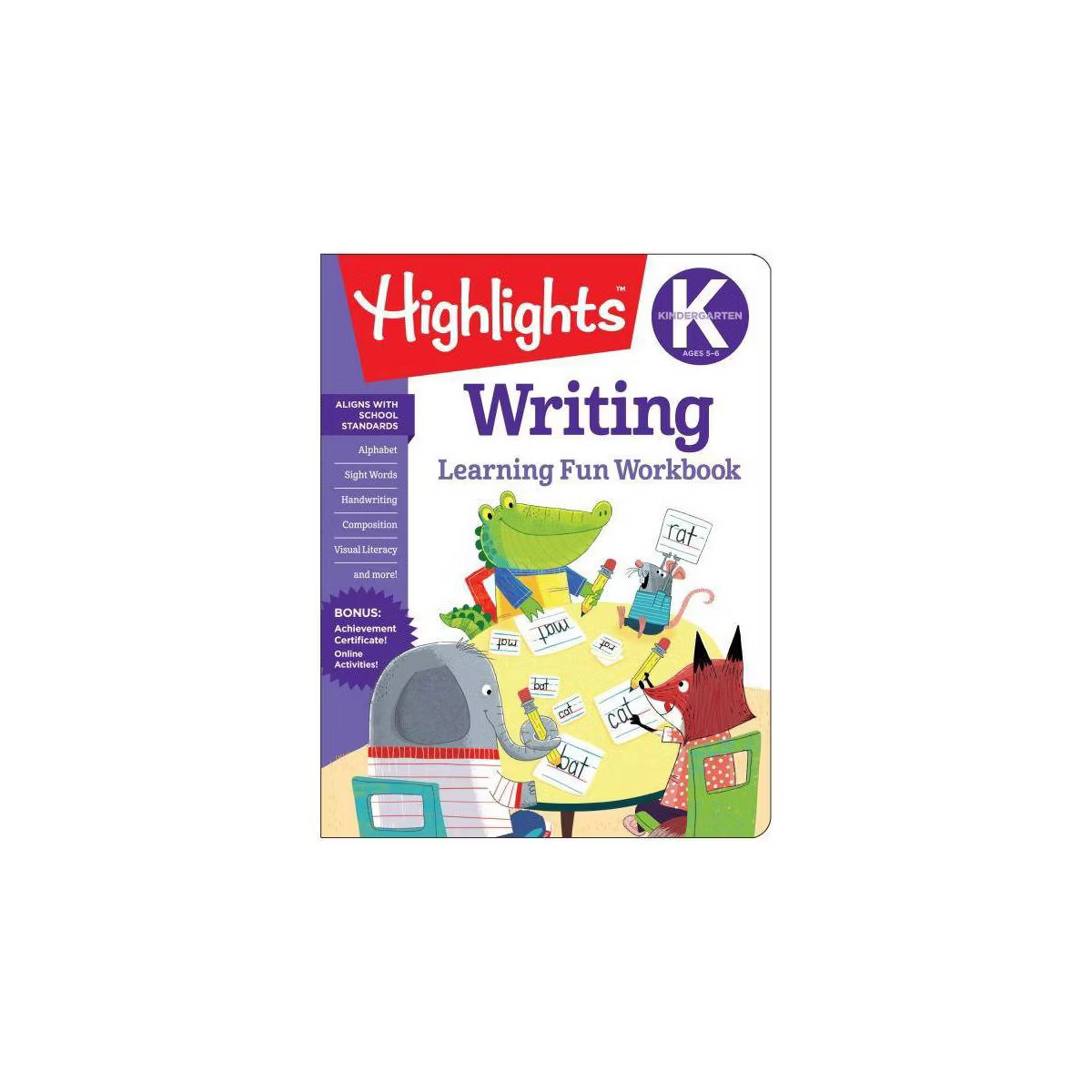 Writing, Kindergarten -  (Highlights Learning Fun Workbooks) (Paperback) | Target