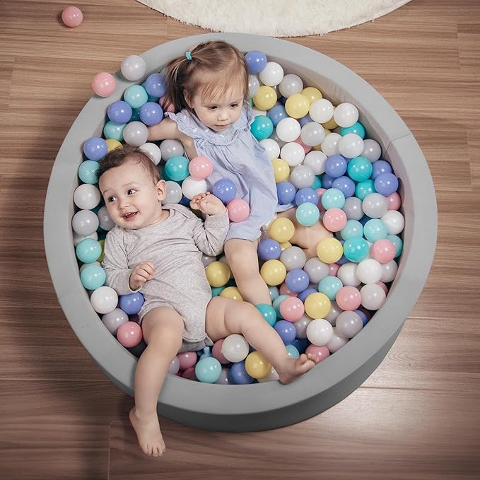 HOFISH Foam Ball Pit for Children Toddlers,Baby Playpen Pool Soft Round Designed Easy to Clean or... | Amazon (US)