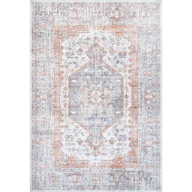 nuLOOM Vintage Jacquie Floral Area Rug | Target