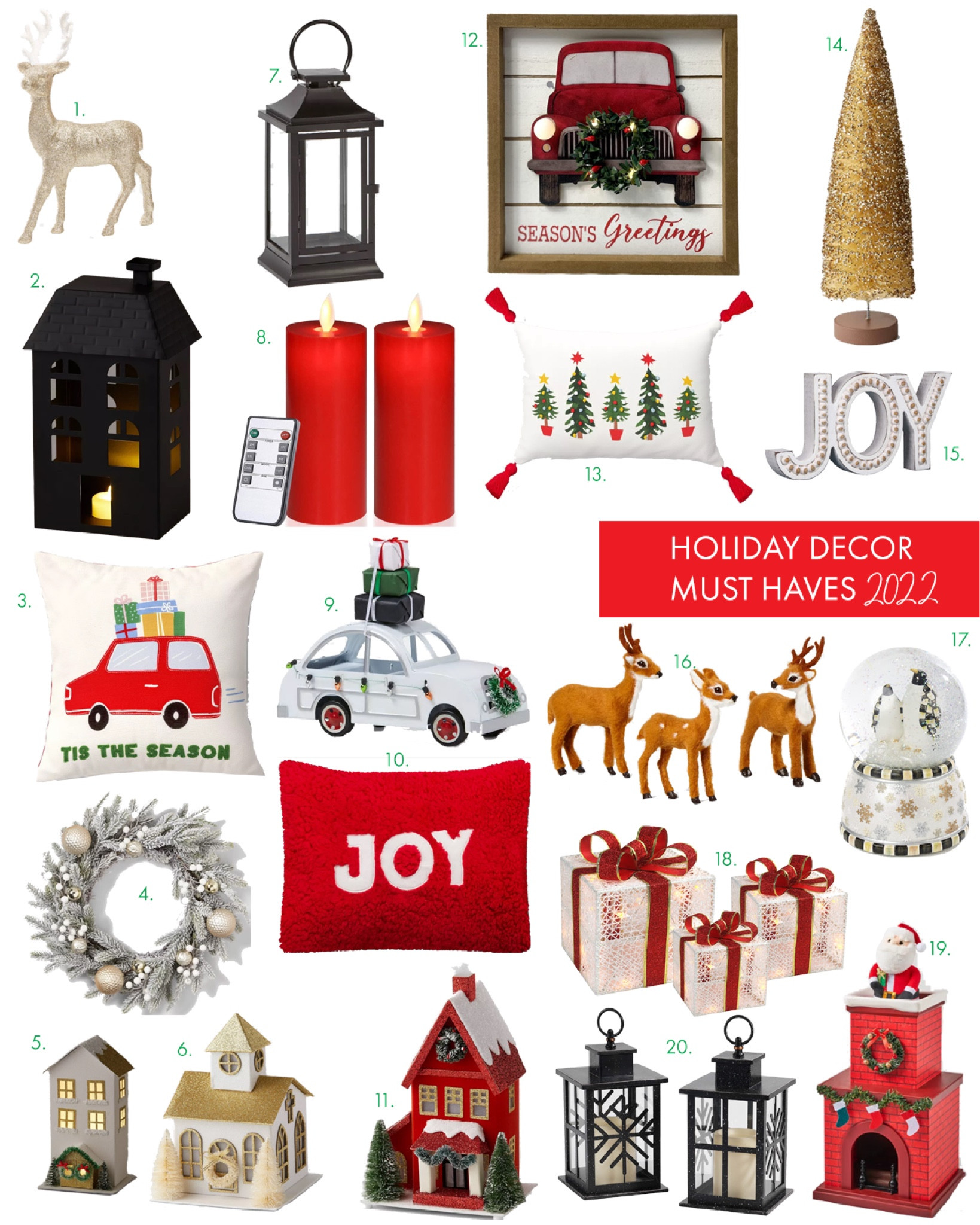 Holiday decor must haves for 2022! 

#LTKHoliday #LTKhome #LTKSeasonal