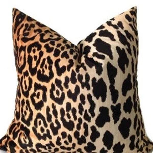 Leopard Velvet Pillow Cover,  Braemore Jamil Pillow, Cheetah Pillow | Etsy (US)