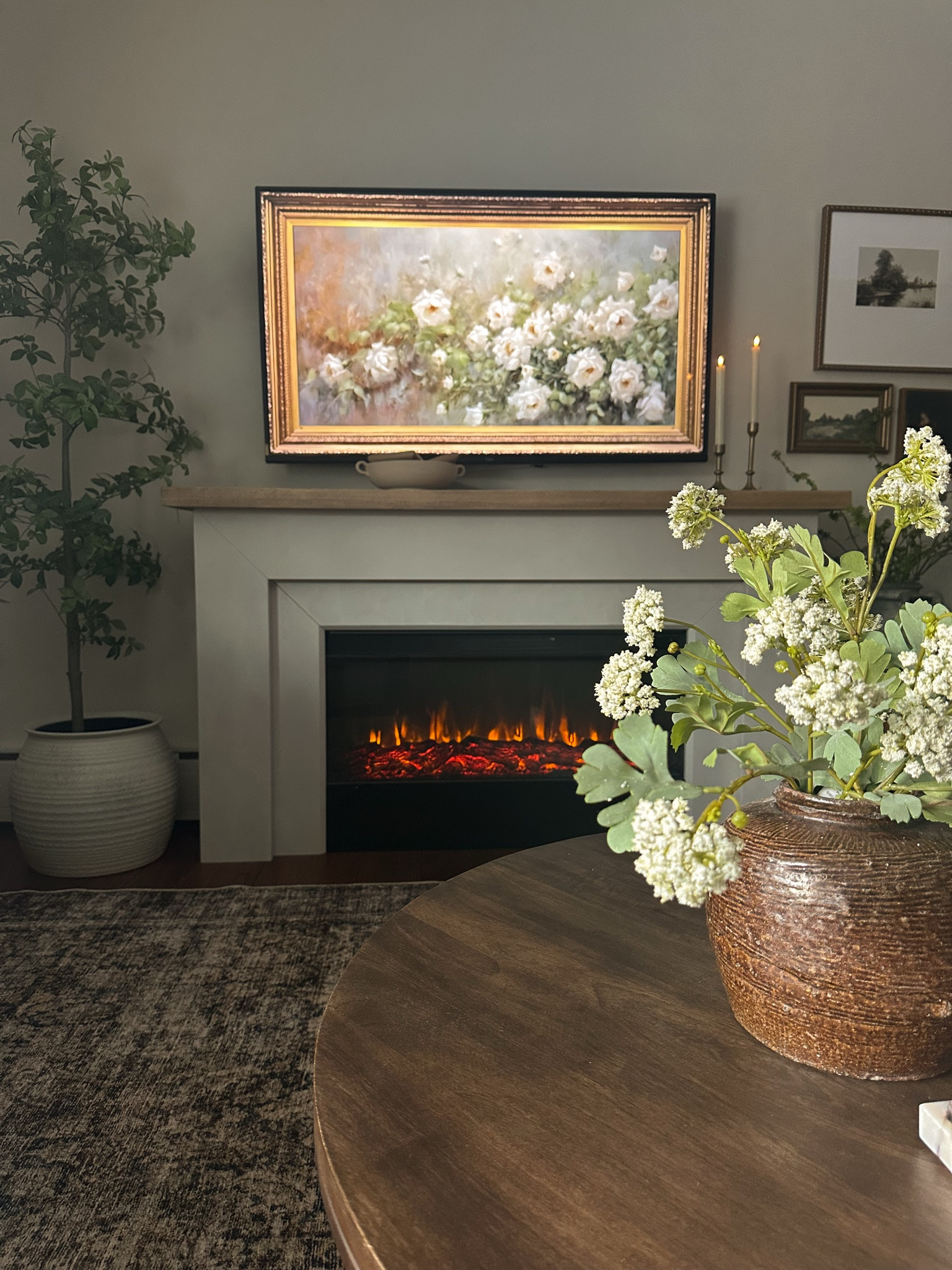 Fireplace! Price reduced. In love! 

#LTKSaleAlert #LTKHome