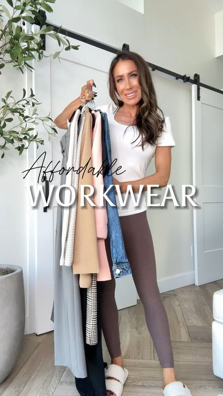 Affordable workwear options to take you from office to outside the office.. 30% off pants, dress and loafers
Look 1 , xs blazer, small top because I wanted to wear it solo as well, sz down if only for blazer , pants xs loafers tts
Look 2, cropped blazer sz xs (small would have been better) , sweater small, tank xs, pleated pants sz 2 short ( I wanted to wear with sneakers as well) , loafers tts
Look 3, slouchy blazer sz small, tank xs, stretch plaid pants sz xs, loafers tts 
Look 4, denim jacket sz xs, dress sz xs, sandals tts
All maurices 


#LTKworkwear #LTKfindsunder50 #LTKstyletip