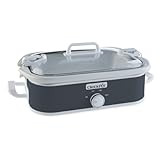 Crock-Pot 3.5 Quart Casserole Manual Slow Cooker, Charcoal | Amazon (US)