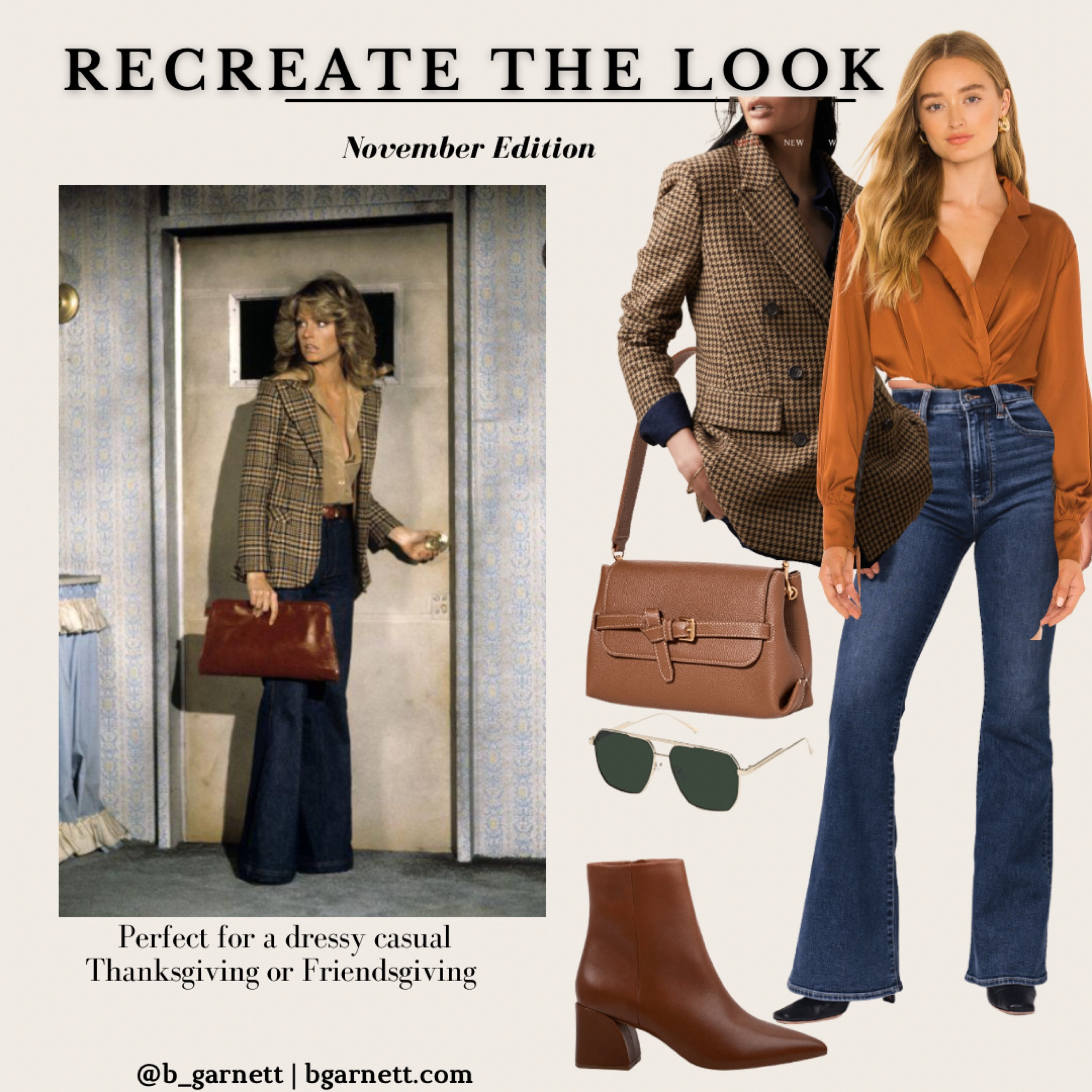 Recreating this killer Farrah Fawcett look which would be a killer casual Thanksgiving Look

#LTKSeasonal #LTKstyletip #LTKworkwear