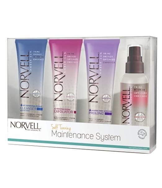 Norvell Self-Tanning Maintenance System - Renewing Exfoliator (2.5 oz), Body Buff eXmitt (Single)... | Amazon (US)