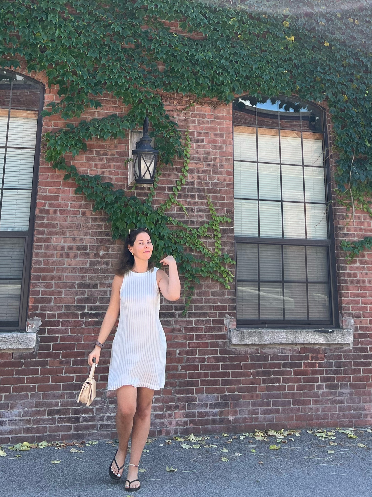 My summer uniform all summer long is this linen dress from #target and cute comfy flip flops also from Target! My straw beachy purse is from Primark but linked similiar from Amazon ❤️ #summeroutfit #linendress #targetstyle #primark 

#LTKbag #LTKstyletip #LTKsummer