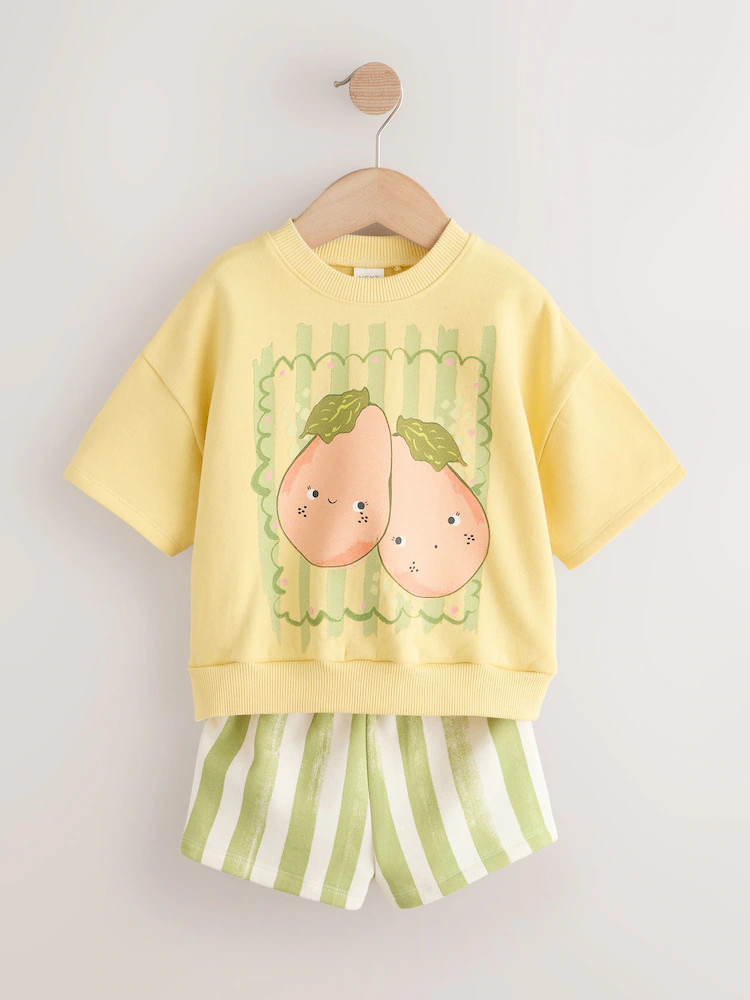 Green Fruit Top and Shorts Set (3mths-7yrs) | Next US
