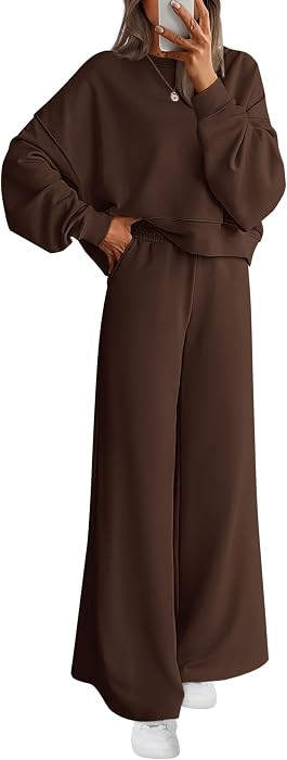 PRETTYGARDEN Women 2 Piece Outfits Fall Sweatsuit Lounge Set | Amazon (US)