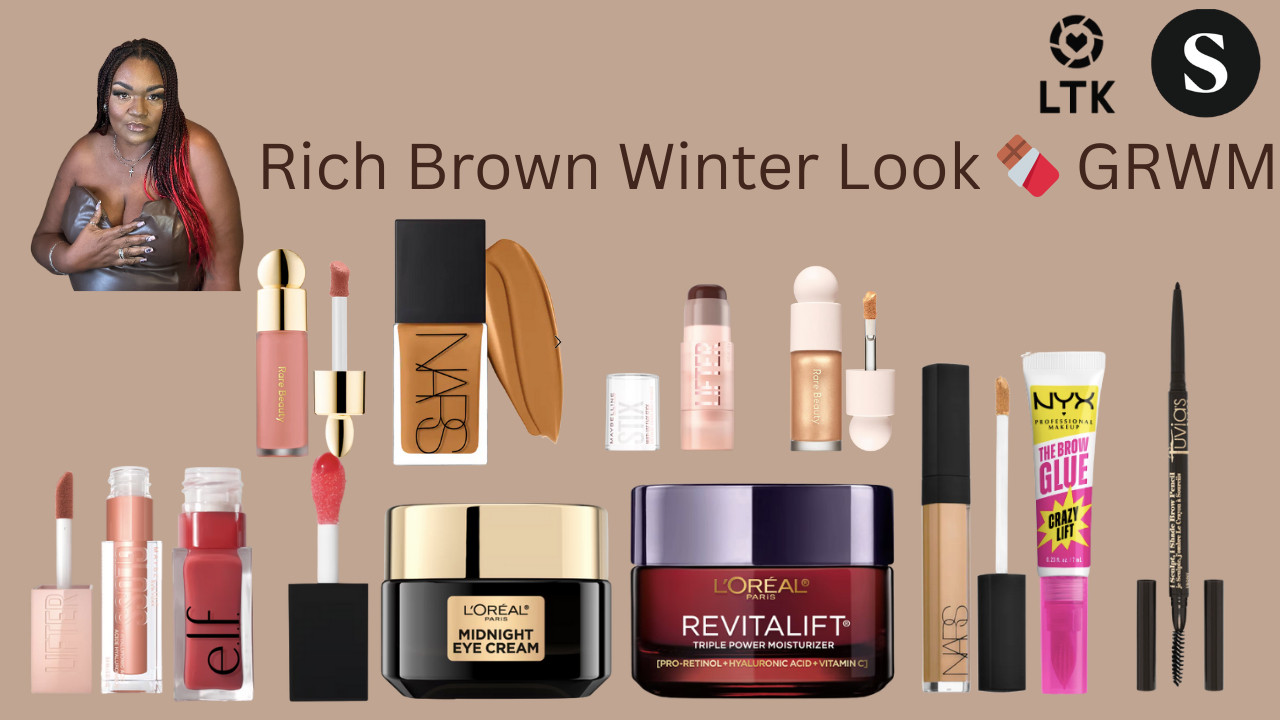 Rich Brown Winter GRWM Series 🍫 


Welcome to my Rich Brown Winter GRWM Series ✨ Today’s look features warm brown tones, radiant skin, sculpted brows, and glossy lips — perfect for cozy winter glam with a polished finish.
This Get Ready With Me blends hydrating skincare with soft glam makeup that enhances mature skin beautifully.
🛍 Shop everything I used on ShopMy + LTK — links are in the description.


ShopMy:
https://shopmy.us/shop/collections/3276089


LTK:


12 Steps for This GRWM
1. Skin Prep
2. Brows
3. Brow Clean Up + Set
4. Eyeshadow Application
5. Foundation Prep + Foundation Application
6. Contour
7. Conceal
8. Concealer Set
9. Highlighter + Blush
10. Face Set (Powder & Spray)
11. Bronzer + Under Eye + Tear Duct
12. Lip + Liner

#RichBrownWinter #GRWMSeries #MakeupOver50 #SoftGlam #WinterGlam #RadiantSkin #BeautyOver40 #MatureSkinMakeup #ShopMy #LTKCreator


rich brown winter makeup, grwm winter makeup, makeup over 50, mature skin makeup, soft glam winter look, radiant winter makeup, brown tone makeup look, everyday winter glam, beauty creator over 40 

 #LTKgrwm #LTKOver40 #LTKBeauty