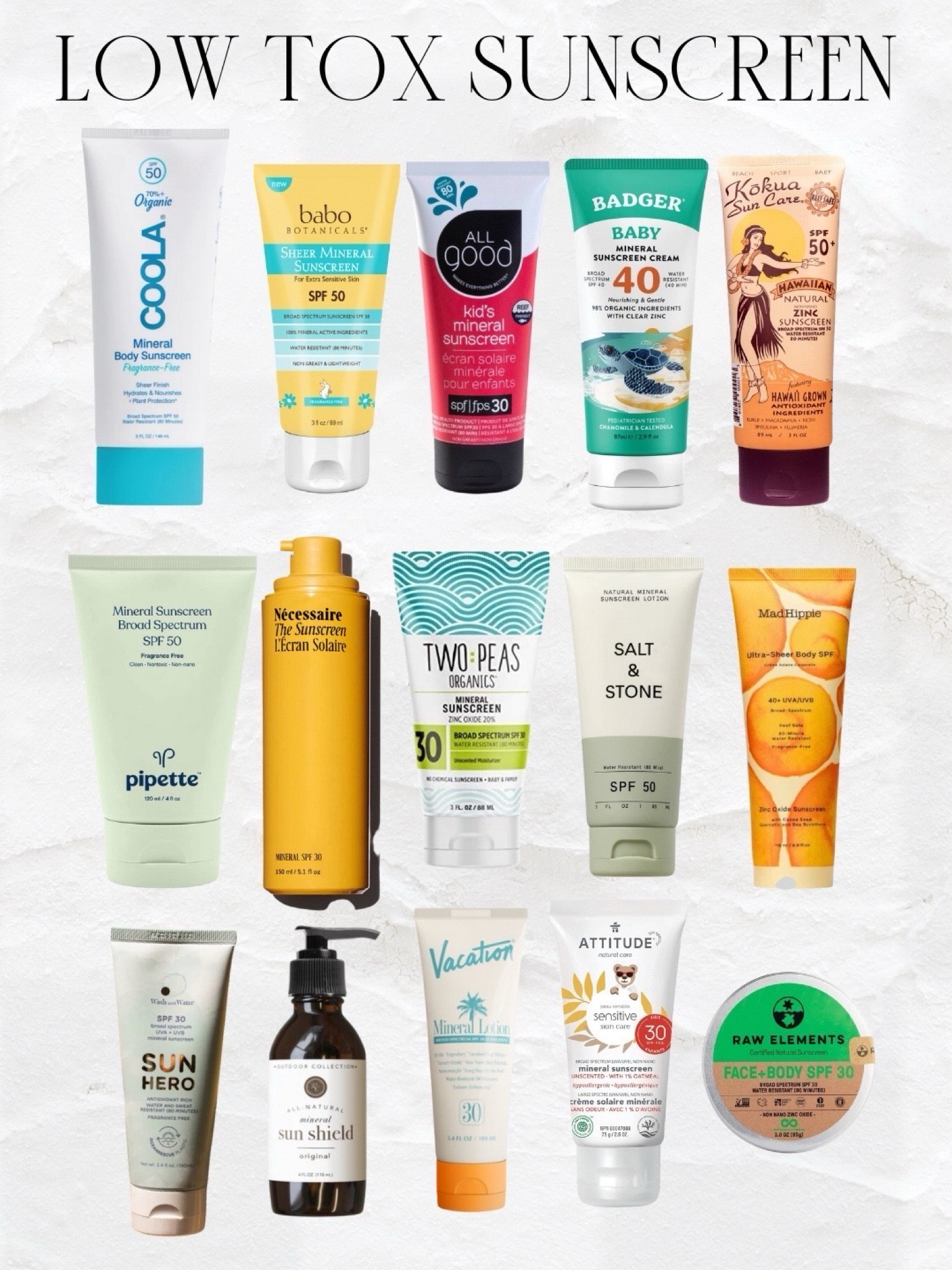 low tix sunscreen for the body #sunscreen #lowtoxbeauty 

#LTKtravel #LTKsalealert #LTKbeauty